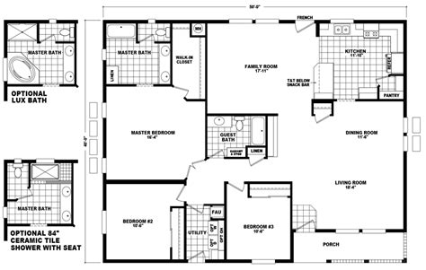 Triple Wide Floor Plans - The Home Outlet AZ