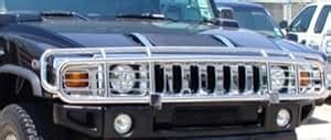 Amazon.com: Hummer H2 Grille Guard/Brush Guard - Polished Stainless ...