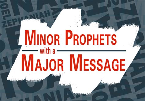 Minor Prophets with a Major Message mini 2 | CrossPoint Community Church