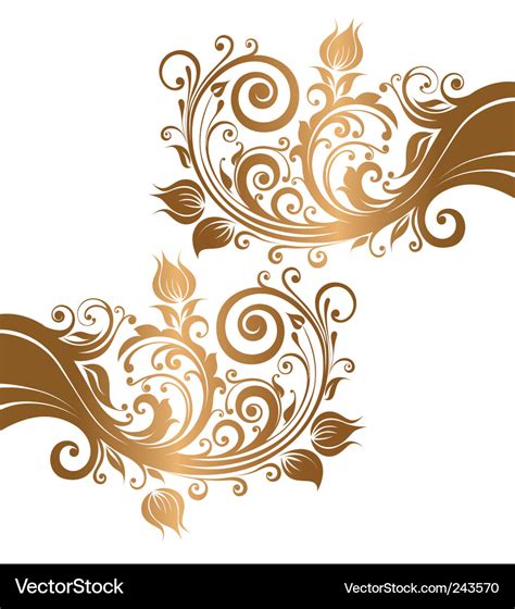 Floral ornament Royalty Free Vector Image - VectorStock