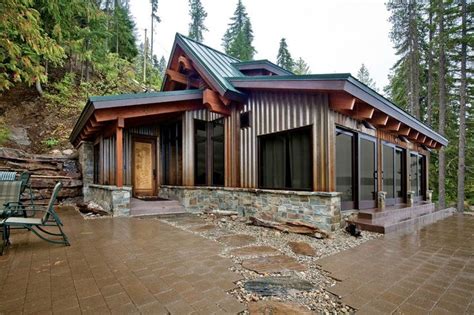 Metal building homes patio contemporary with seattle architect front ...