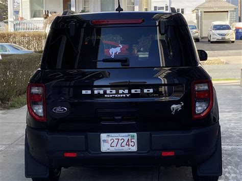 Love my new Bronco emblem | 2021+ Ford Bronco Sport Forum ...