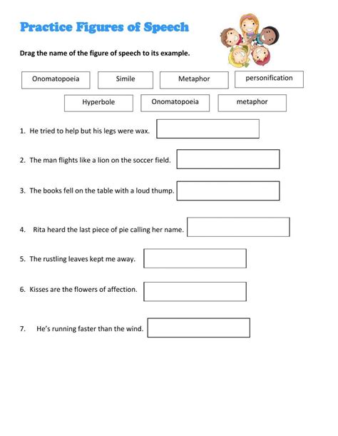 Figures of Speech exercise | Live Worksheets - Worksheets Library