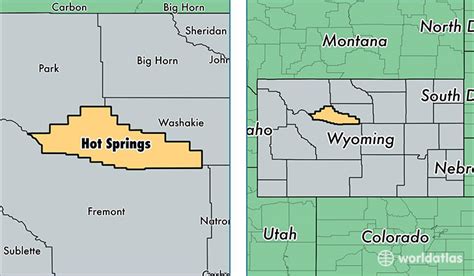 Wyoming Hot Springs State Park Map