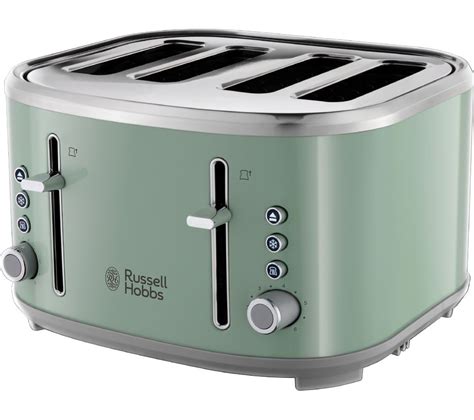 RUSSELL HOBBS Bubble 24414 4-Slice Toaster - Green Fast Delivery | Currysie