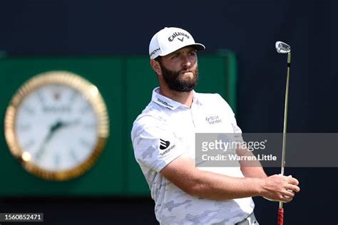 Jon Rahm of Spain looks on after teeing off on the 17th hole on Day... News Photo - Getty Images