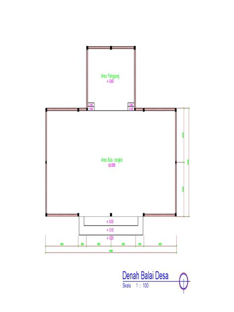 Denah Balai Desa | PDF