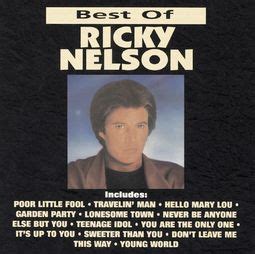 Ricky Nelson ~ Songs List | OLDIES.com