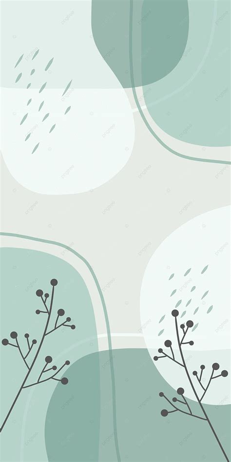 Simple Fluid For Mobile Wallpaper With Tosca Color And Plants Sillouet Background | Abstract ...