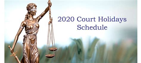 Court Holidays Schedule for 2020 – Seventeenth Judicial Circuit of Florida