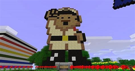 Hitler Pixel Art Minecraft