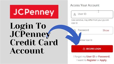 How To Login To JCPenney Credit Card Account? JC Penney Credit Card Login for Online Payments ...