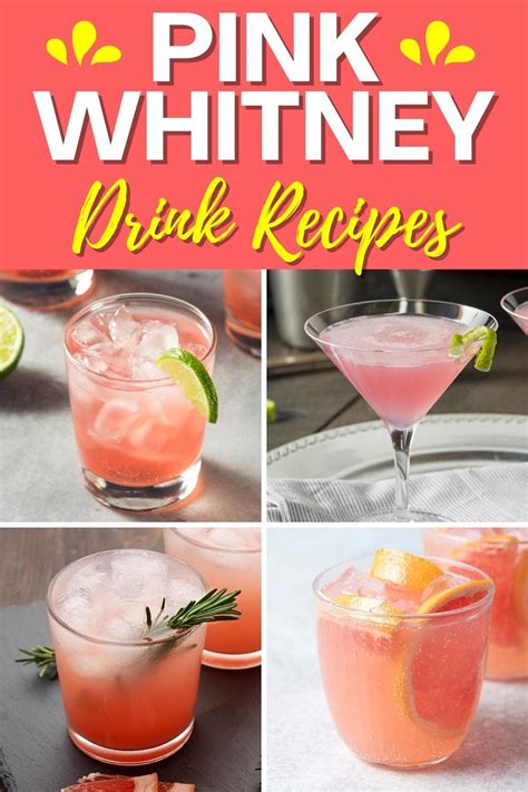 15 Easy Pink Whitney Drink Recipes - Insanely Good