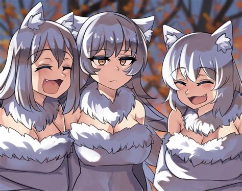 An anime version of the laughing wolves meme (art creds to @merryweatherey on Twitter) : r ...