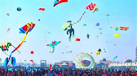 International Kite Festival 2020 Begins: Beautiful of Colourful Kites ...