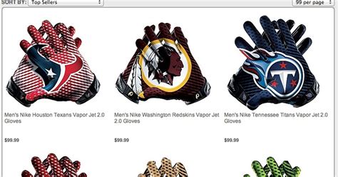 The NFL and Nike are selling those hideous wide receiver gloves