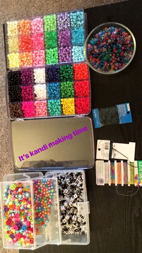 Kandi making kit ️ #kandi #rave #raveon #kandikid #ravelife #plur # ...