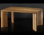 Bespoke two textures coffee table in oak | Makers' Eye