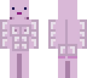 Buff axolotl | Minecraft Skin