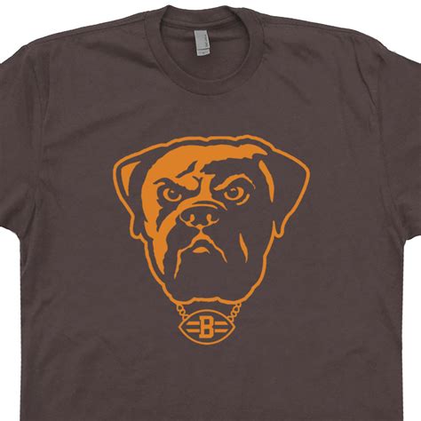 Vintage Cleveland Brown Shirt | Retro Cleveland Browns T Shirt | Dawg Pound T Shirt Logo Graphic ...