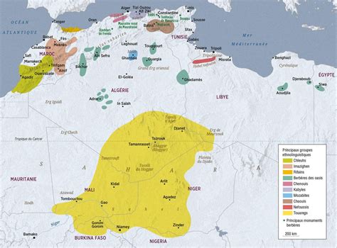 Berber Tribe Map