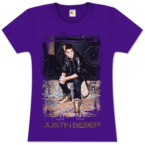 Justin Bieber Gold Shoes Ladies T-Shirt