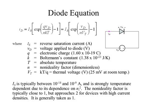 Diode Equation Example