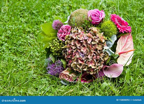 Bouquet with Late Summer Flowers Stock Photo - Image of summerflowers ...