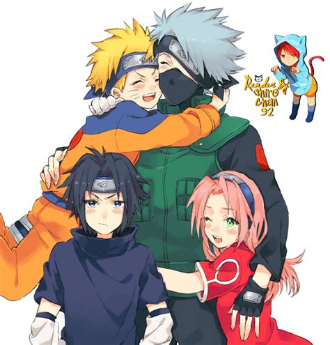 Gambar-Naruto-Sasuke-Sakura-15.png (874×913) | Team 7 | Pinterest