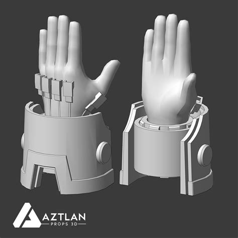 Archivo 3D Deku Air Force Gloves - MHA 🧤・Diseño de impresión en 3D para ...