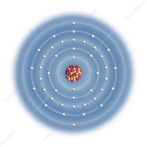 Technetium, atomic structure - Stock Image - C023/2533 - Science Photo Library