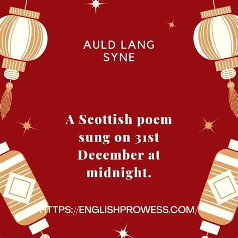 Auld Lang Syne Meaning