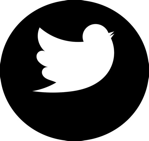 Black Twitter Logo Transparent