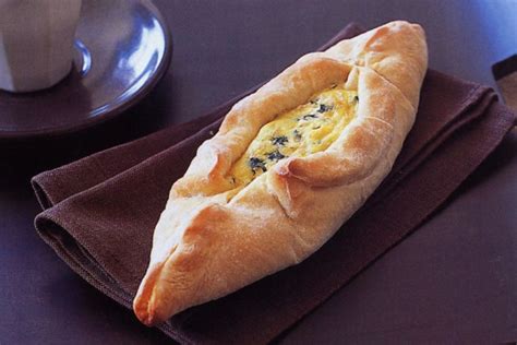 Feta and spinach pide