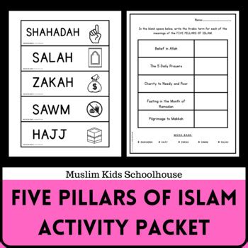 Results for Islam worksheet five pillar | TPT