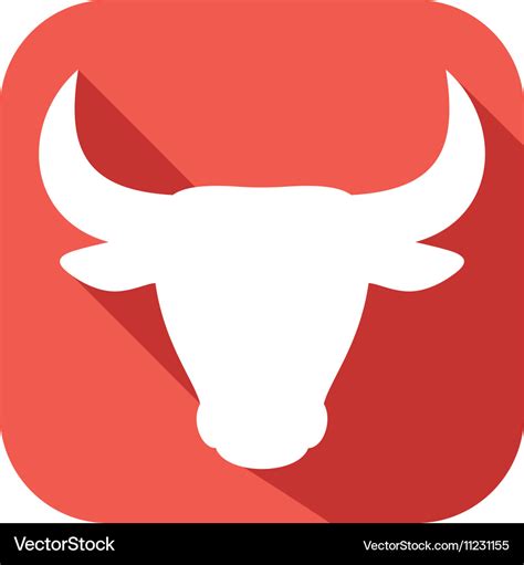 Bull icon Royalty Free Vector Image - VectorStock