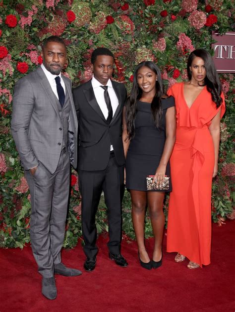 Idris Elba and Family at the Evening Standard Awards | POPSUGAR Celebrity UK