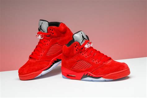 Available Early: Air Jordan 5 Retro "Red Suede" — Sneaker Shouts