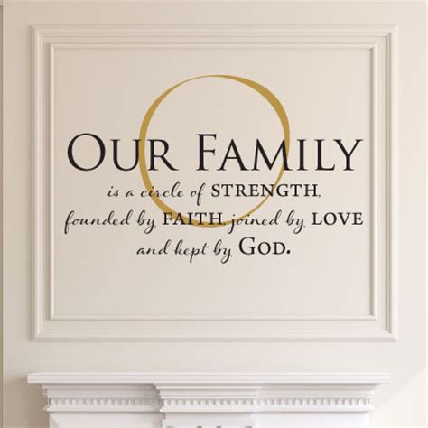 Our Family Is Kept By God Wall Quotes™ Decal | WallQuotes.com