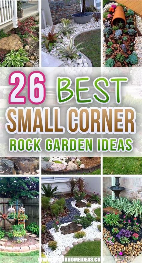 26 Beautiful Small Corner Rock Garden Ideas | Rockery garden, Small ...