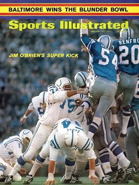 Super Bowl V | Sports illustrated covers, Sports illustrated, Sports