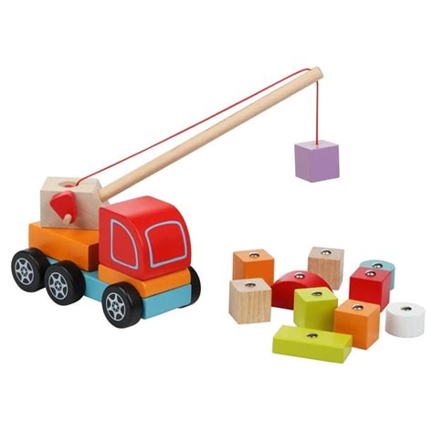 Wooden toy "Crane truck" - Walmart.com - Walmart.com