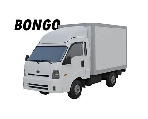 Kia Bongo 3 truck Low poly 3D model | CGTrader