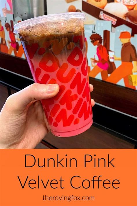 Indulge in the Delightful Dunkin Pink Velvet Coffee