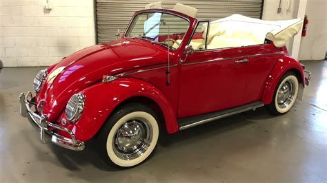 1965 Volkswagen Beetle Convertible Fully Restored FOR SALE NOW! - YouTube