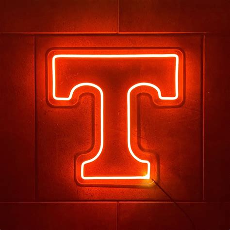 University of Tennessee Power T Logo Volunteers LED Neon Sign ...