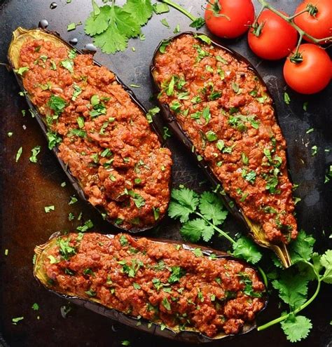 Meat Stuffed Eggplant Recipe (Turkey) - Everyday Healthy Recipes