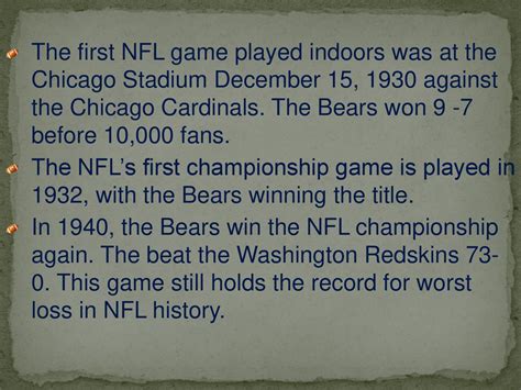 Da Bears The history, the team, the legacy. - ppt download