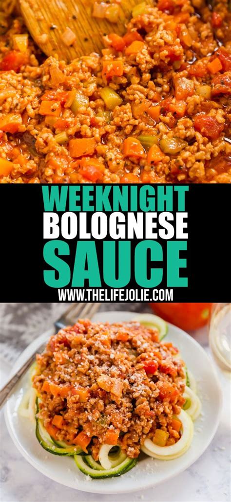 Weeknight Bolognese Sauce | Veal recipes, Ground veal recipes, Veal bolognese recipe