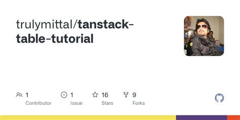 GitHub - trulymittal/tanstack-table-tutorial